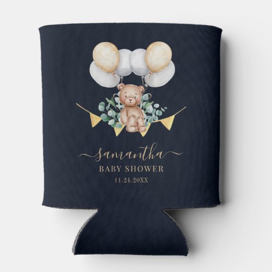 Beer Eucalyptus Baby shower Script Blikjeskoeler (Achterkant)