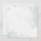 Beer Eucalyptus Foliage Waterverf Baby shower Kaart (Achterkant)