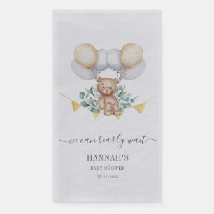 Beer Eucalyptus laat Baby shower botanisch Servet