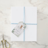 Beer Eucalyptus laat Baby shower van paren Cadeaulabel (Met Touw)