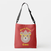 Beer Face Chic Crossbody Tas (Achterkant)