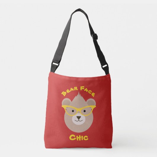 Beer Face Chic Crossbody Tas (Voorkant)