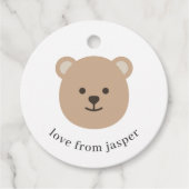 Beer Face Dank u Klassieke Ronde Sticker Bedankjes Labels (Voorkant)