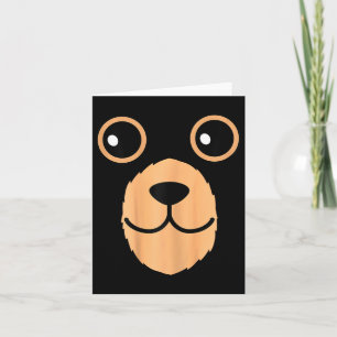 Beer Face Halloween Kostuum Bruin Beer Dier Kinder Kaart