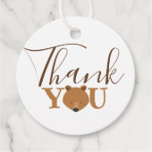 Beer Face Hartelijk dank Bedankjes Labels (Voorkant)