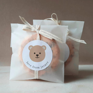 Beer Face Hartelijk dank Ronde Sticker