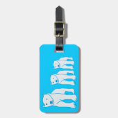 Beer Familie Bagagelabel (Voorkant verticaal)