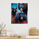 Beer familie collage poster (Keuken)