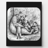 Beer Familie Fotoplaat (Voorkant)