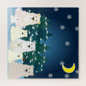 Beer familie puzzel (Horizontaal)