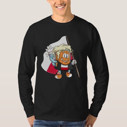 Beer fan of Poland T-shirt (Voorkant)