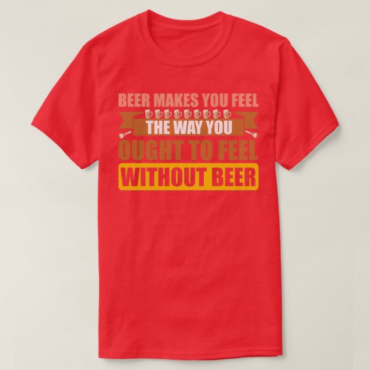 Beer Feelings T-shirt (Design voorkant)
