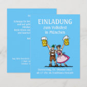 BEER FESTIVAL Happy Couple Beer Cheers Kaart (Voorkant / Achterkant)