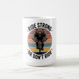 Beer Fiets Vintage Zonsondergang Fietser Design Koffiemok