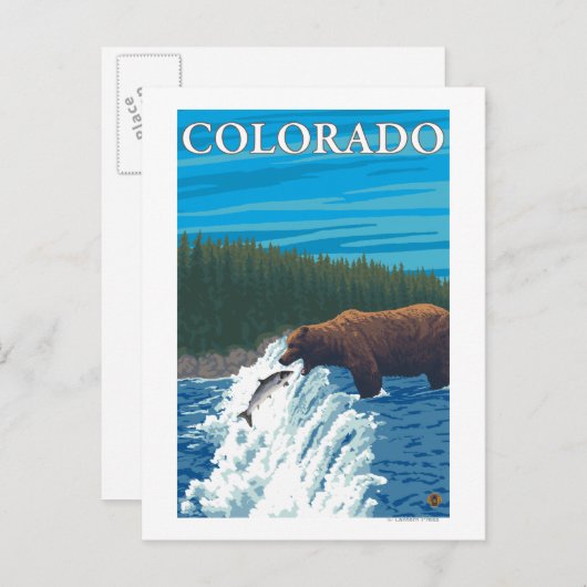 Beer FishingColorado Briefkaart (Voorkant / Achterkant)