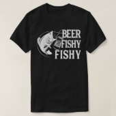 Beer Fishy Funny Vist T-shirt (Design voorkant)