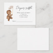 Beer Flag Diaper Raffle Enclosure Card Informatiekaartje (Voorkant / Achterkant)