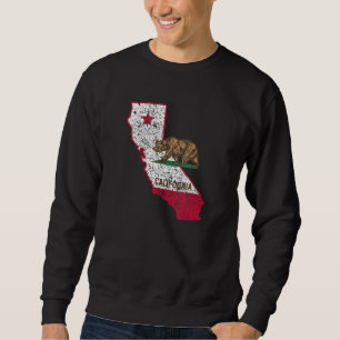 Beer Flag Distressed State Map Nederland Trui