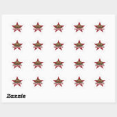 Beer Flag Star Californië Ster Sticker (Vel)