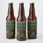 Beer  flesetiket bier etiket (Flessen)