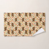 Beer Floral Pattern Bad Handdoek (Handdoek)