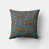 Beer Floral Pattern Kussen (Achterkant)