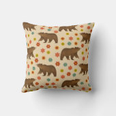 Beer Floral Pattern Kussen (Achterkant)