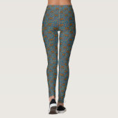 Beer Floral Pattern Leggings (Achterkant)