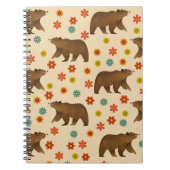 Beer Floral Pattern Notitieboek (Voorkant)