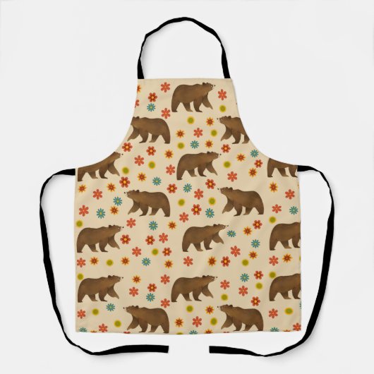 Beer Floral Pattern Schort (Voorkant)