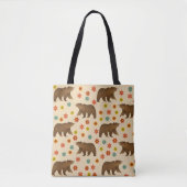 Beer Floral Pattern Tote Bag (Voorkant)