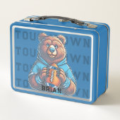 Beer Football gepersonaliseerde lunchbox (Achterkant)