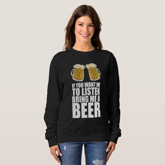 Beer for men Drinker Beer Trui (Voorkant volledig)