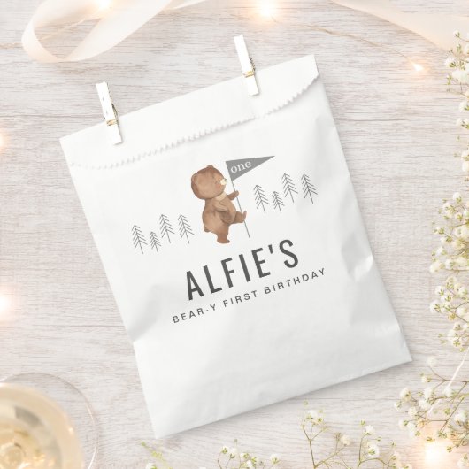 Beer Forest First Birthday Bedankzakje (Geknipt)