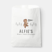 Beer Forest First Birthday Bedankzakje (Voorkant)