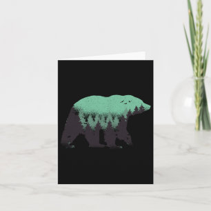 Beer Forest Natuur Grizzly Hiking Outdoor Hunting Kaart