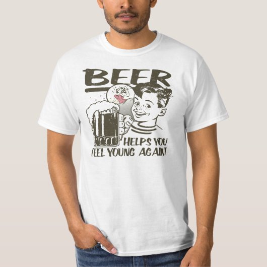Beer Fountain of Youth T-shirt (Voorkant)