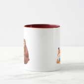 Beer & Fox Yummy Hot Chocolate Mok (Midden)