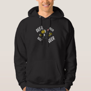 Beer French Bulldog Dog Hoodie