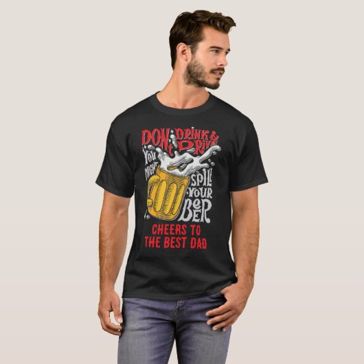 Beer Funny Aangepaste tekst T-shirt (Voorkant volledig)