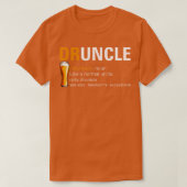 Beer Funny Drink Uncle T-shirt (Design voorkant)