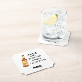 Beer Funny Gezegde Beer in hand Name Persoonlijk Kartonnen Onderzetters (Insitu)