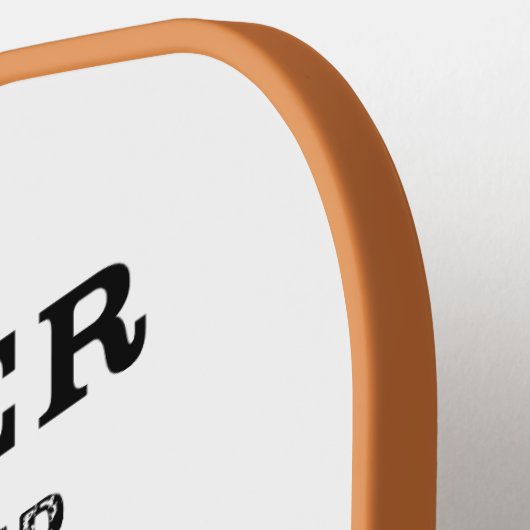 Beer Funny Gezegde Beer in hand Name Persoonlijk Pickleball Paddle (Links Detail)