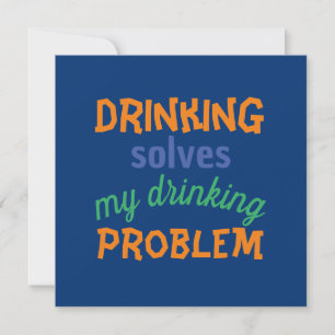 Beer Funny Quote: Drink lost Drink probleem op