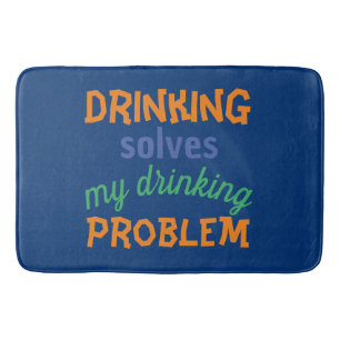 Beer Funny Quote: Drink lost Drink probleem op Badmat