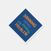 Beer Funny Quote: Drink lost Drink probleem op Servet (Hoek)