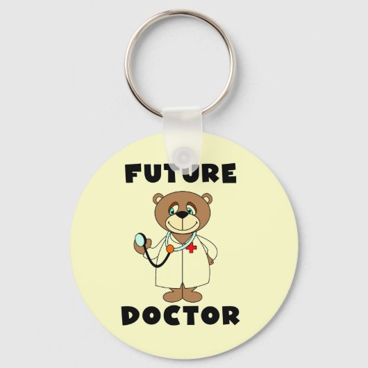 Beer Future Doctor Tshirts en Gifts Sleutelhanger (Voorkant)