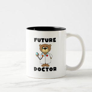 Beer Future Doctor Tshirts en Gifts Tweekleurige Koffiemok