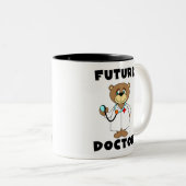Beer Future Doctor Tweekleurige Koffiemok (Voorkant rechts)