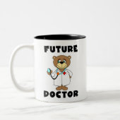 Beer Future Doctor Tweekleurige Koffiemok (Links)